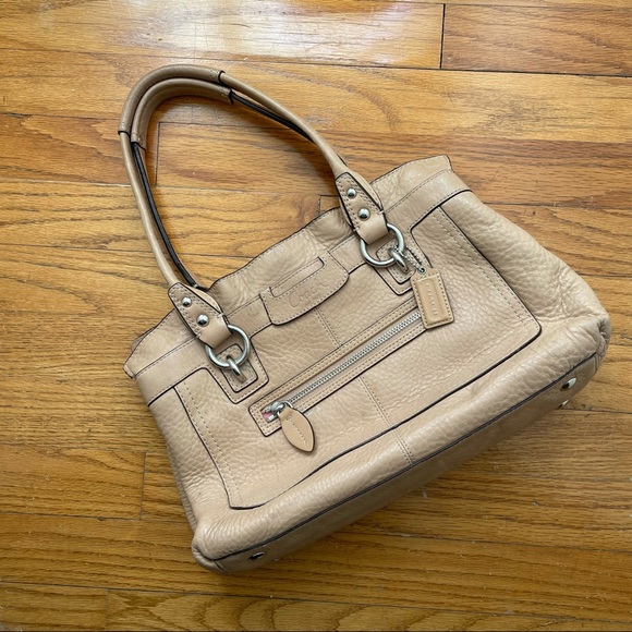 Coach Leather Ruffle Shoulder Bag - Picture 2 of 16